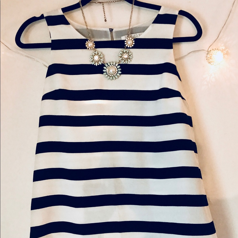 Black and White Striped Top